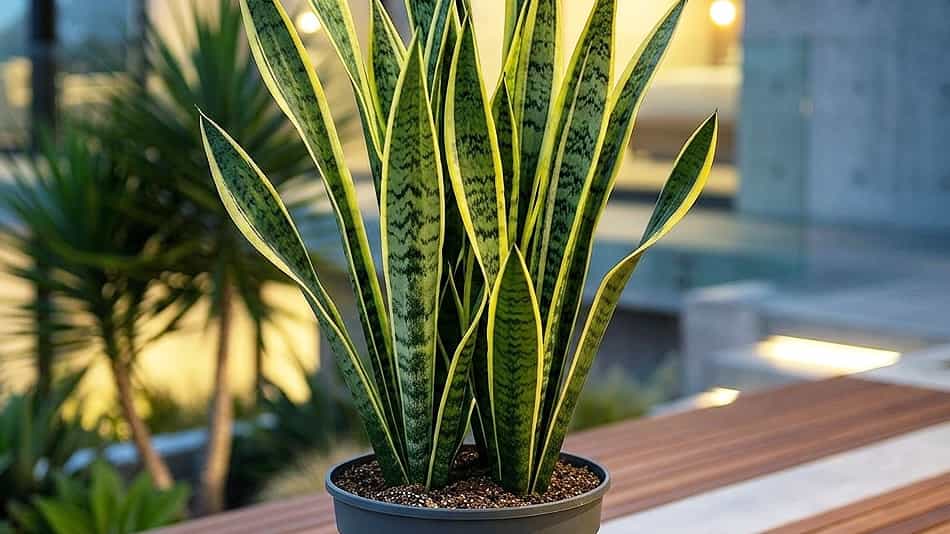 Sansevieria trifasciata (Mother-in-Law's Tongue) Mother-in-Law's Tongue Sansevieria trifasciata snake plant