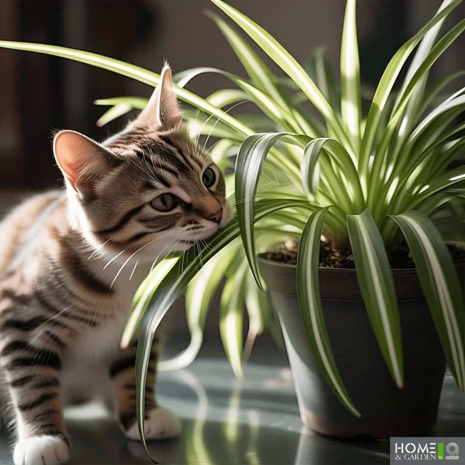 Is spider plant toxic to cats?