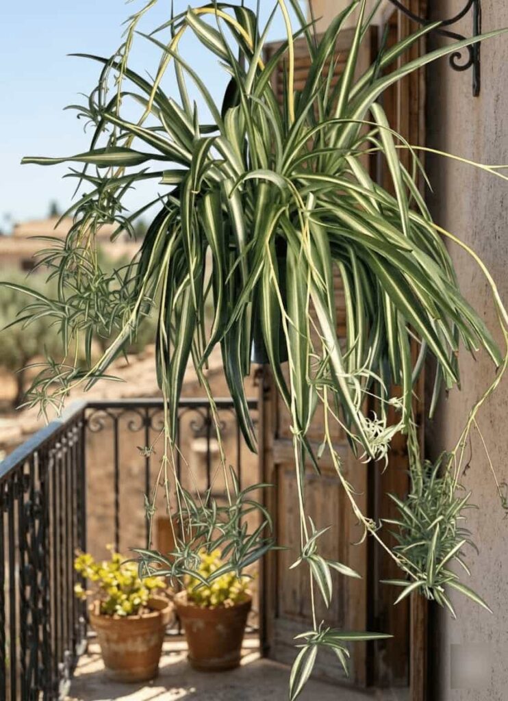 why are spider plants called spider plants hanging runners with baby plants spiderettes visible