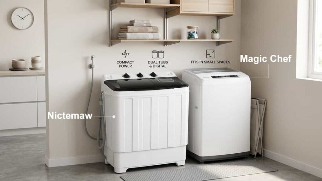Magic Chef vs Nictemaw: Which Portable Washer is Best for You?